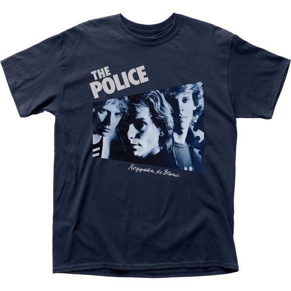 Gildan Tops - The Police Reggatta de Blanc Classic Adult T-Shirt